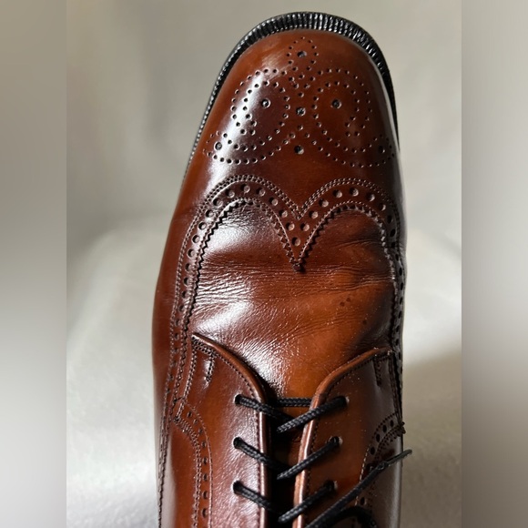 Florsheim Flexibles Size 9 Men’s Brown Leather Oxford Style Shoes - Picture 3 of 16